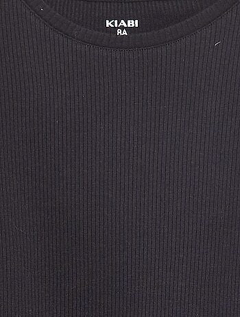 Tee-shirt en maille côtelée