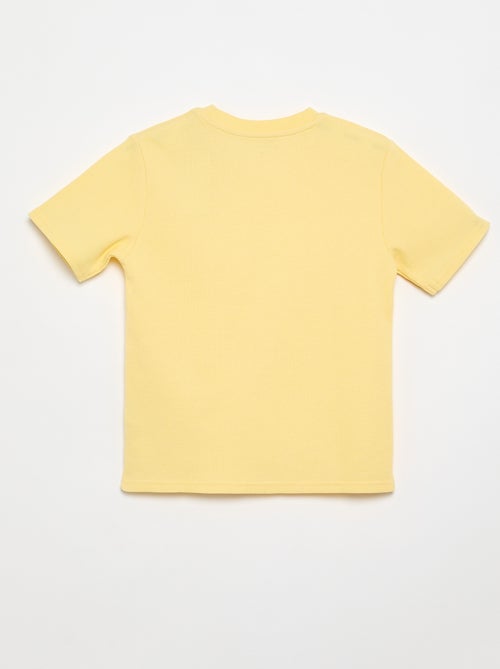 Tee-shirt en maille gaufrée - Kiabi