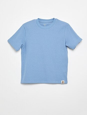 Tee-shirt en maille gaufrée