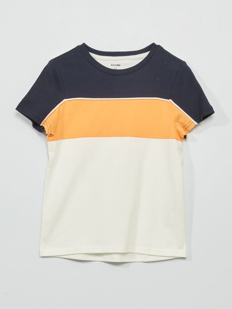 Tee-shirt en maille jersey Orange - Kiabi