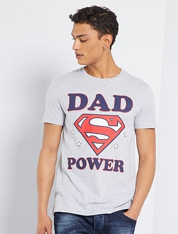 Tee-shirt en maille jersey 'Superman' 'DC Comics'