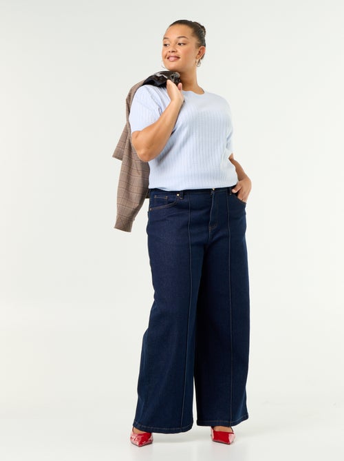 Tee-shirt en tricot ajouré - Kiabi Tee-shirt en tricot ajouré - Kiabi