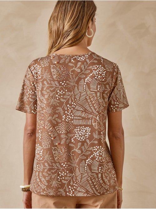 Tee-shirt encolure fantaisie - DAXON - Kiabi