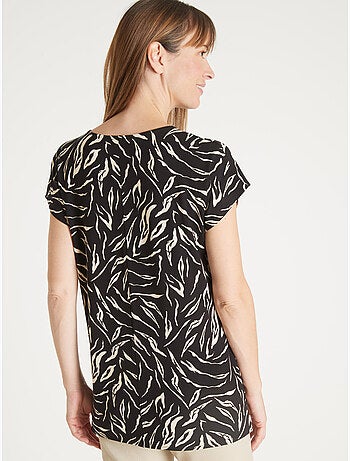 Tee-shirt encolure perles fantaisie - DAXON