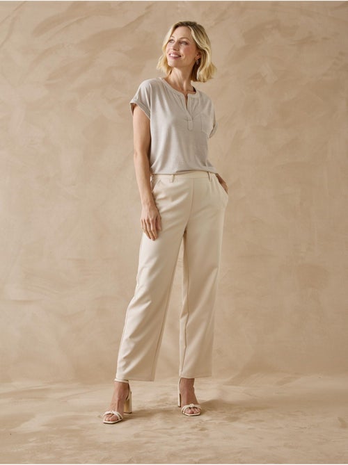 Tee-shirt encolure tunisienne - DAXON - Kiabi