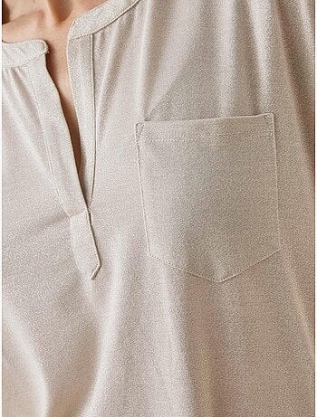 Tee-shirt encolure tunisienne