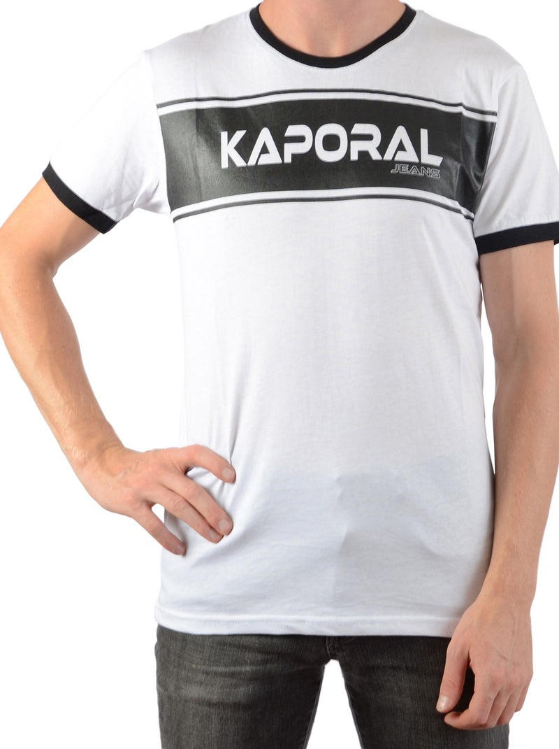 Tee-Shirt Enfant Kaporal Joel Blanc - Kiabi