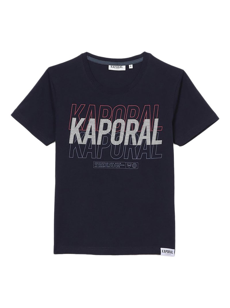 Tee Shirt Enfant Kaporal Joey Bleu - Kiabi
