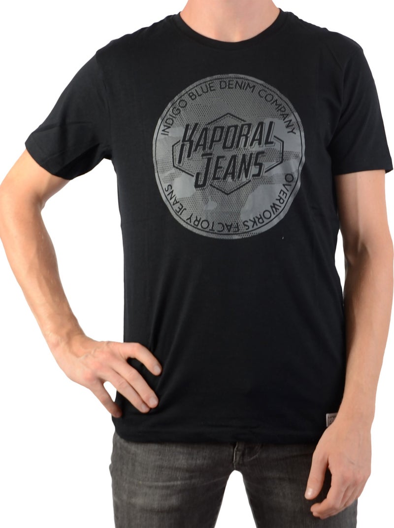 Tee-Shirt Enfant Kaporal Jordi Noir - Kiabi