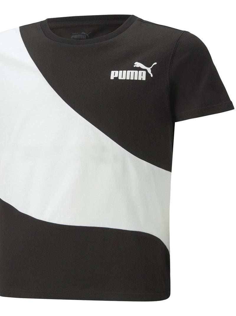 Tee Shirt Enfant Puma Power Noir - Kiabi