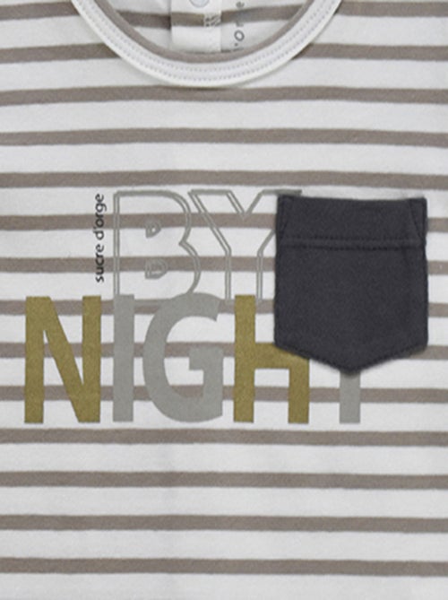 TEE SHIRT ENFANT RAYE MANCHES LONGUES - Kiabi