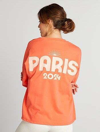 Tee-shirt esprit sweat - Paris 2024