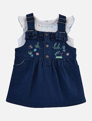 TEE SHIRT ET ROBE ELYNE EN JEAN
