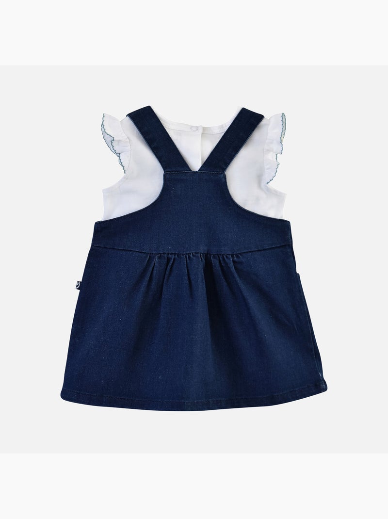 TEE SHIRT ET ROBE ELYNE EN JEAN Bleu - Kiabi