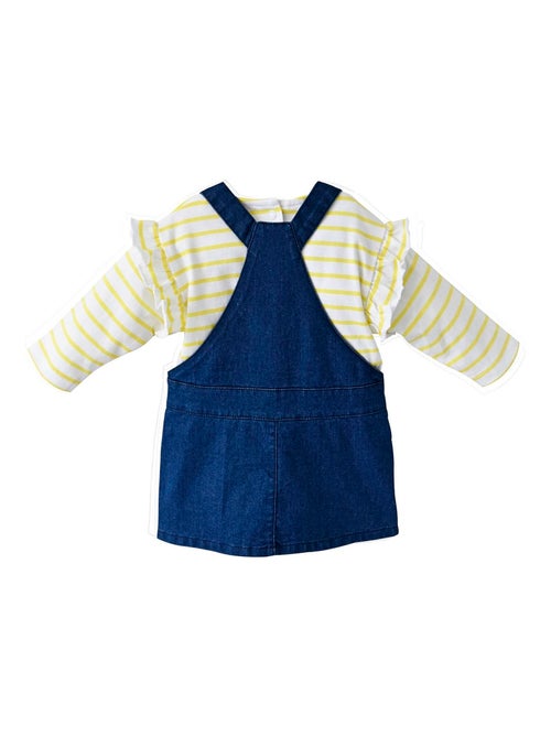 TEE-SHIRT ET ROBE SALOPETTE DENIM ÉTÉ MIMOSA - Kiabi
