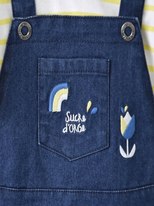 TEE-SHIRT ET ROBE SALOPETTE DENIM ÉTÉ MIMOSA - Kiabi