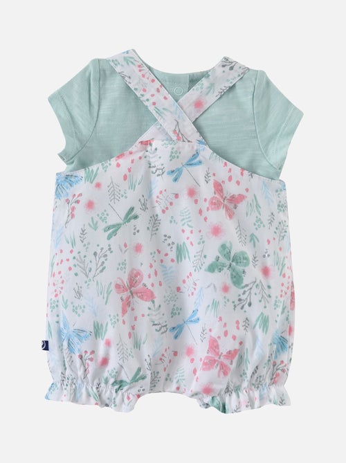 TEE SHIRT ET SALOPETTE VOILE EWA - Kiabi TEE SHIRT ET SALOPETTE VOILE EWA - Kiabi