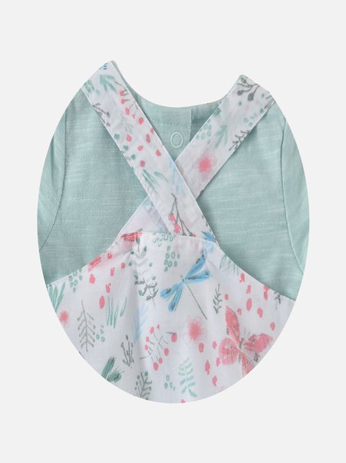 TEE SHIRT ET SALOPETTE VOILE EWA - Kiabi TEE SHIRT ET SALOPETTE VOILE EWA - Kiabi