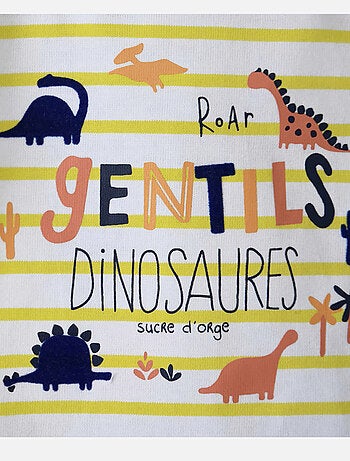 TEE-SHIRT ET SHORT COURT POPCORN