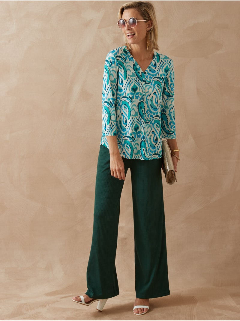 Tee-shirt extensible - DAXON Bleu Multicolore - Kiabi