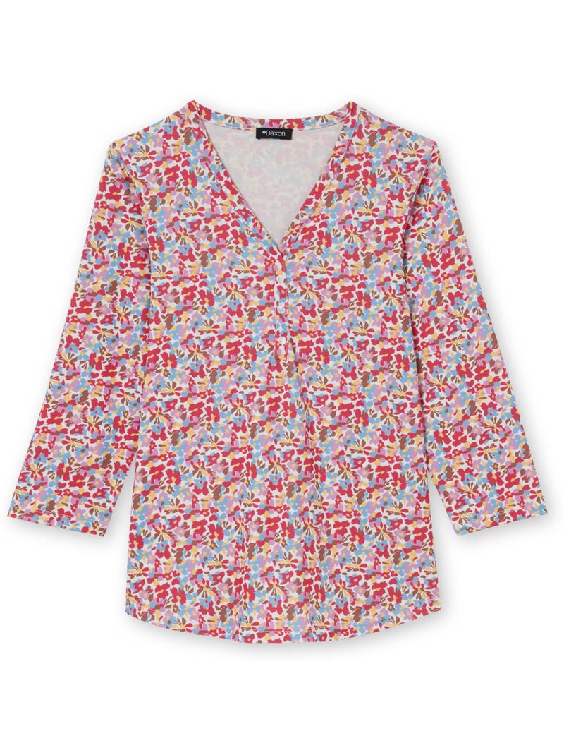 Tee-shirt extensible - DAXON Bleu Rouge Blanc - Kiabi