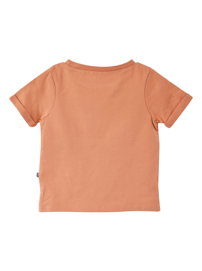 TEE SHIRT EYMEN MANCHES COURTES Orange - Kiabi