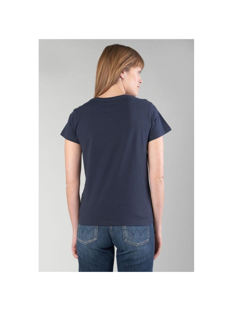 Tee-Shirt FABULO 'Le Temps Des Cerises' Bleu - Kiabi