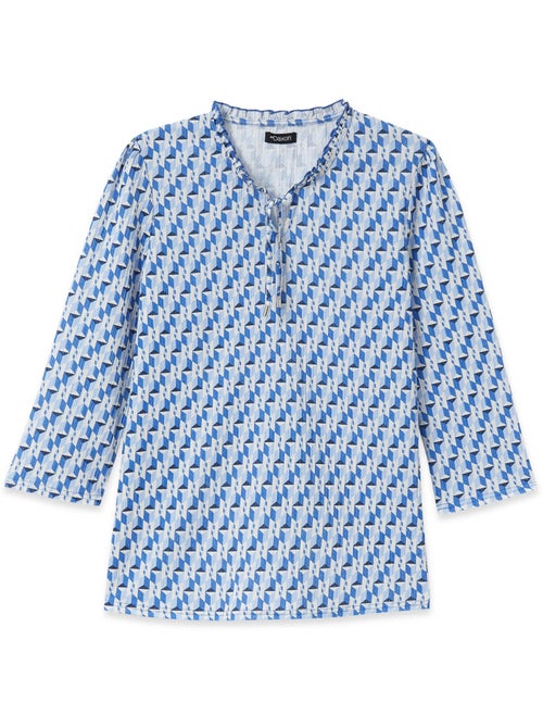 Tee-shirt fantaisie maille gaufrée - DAXON - Kiabi