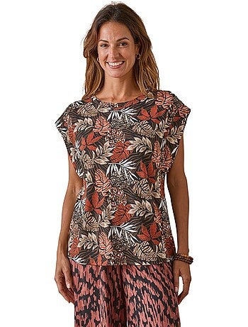 Tee-shirt fantaisie manches T femme - DAXON