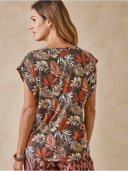 Tee-shirt fantaisie manches T femme - DAXON - Kiabi