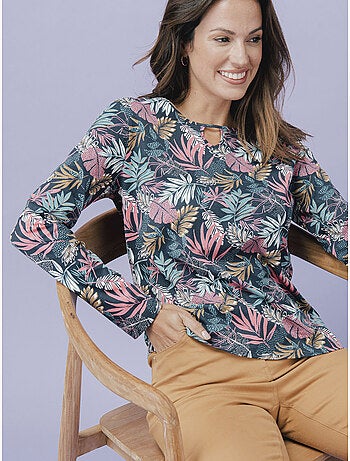 Tee-shirt fantaisie pur coton - DAXON