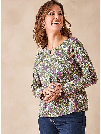 Tee-shirt fantaisie pur coton - DAXON