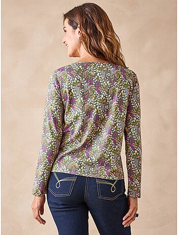 Tee-shirt fantaisie pur coton - DAXON