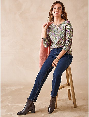 Tee-shirt fantaisie pur coton - DAXON