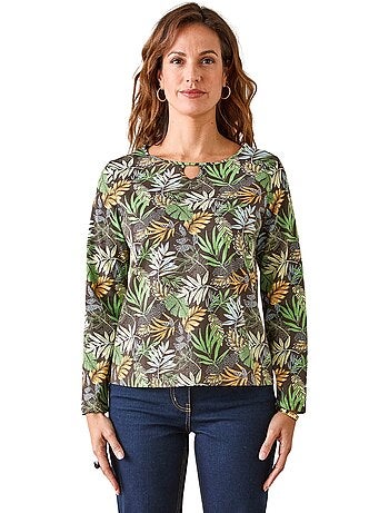 Tee-shirt fantaisie pur coton - DAXON