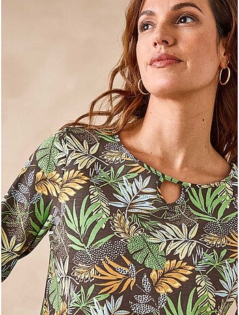 Tee-shirt fantaisie pur coton - DAXON