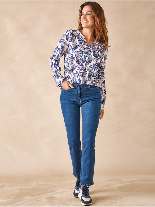 Tee-shirt femme maille gaufrée - DAXON - Kiabi