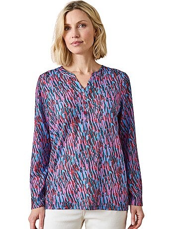 Tee-shirt femme maille gaufrée - DAXON