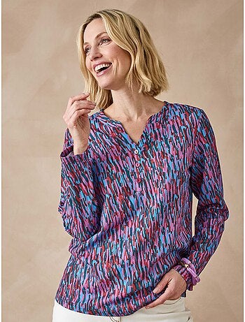 Tee-shirt femme maille gaufrée - DAXON