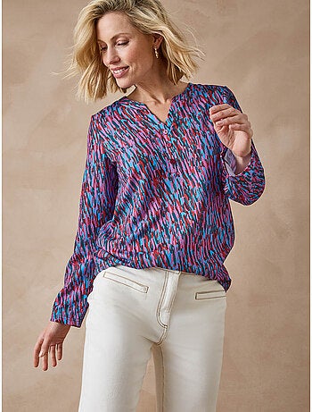 Tee-shirt femme maille gaufrée - DAXON