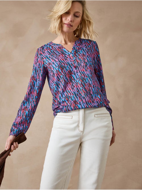 Tee-shirt femme maille gaufrée - DAXON - Kiabi