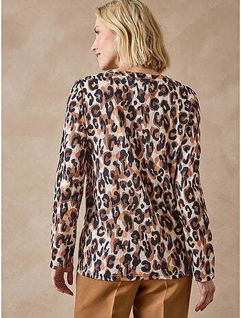 Tee-shirt femme maille gaufrée - DAXON