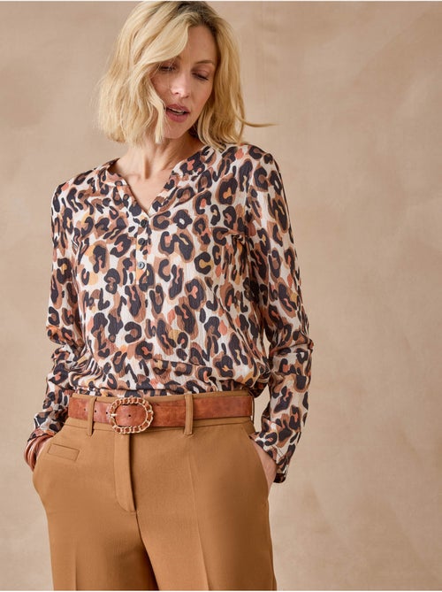 Tee-shirt femme maille gaufrée - DAXON - Kiabi