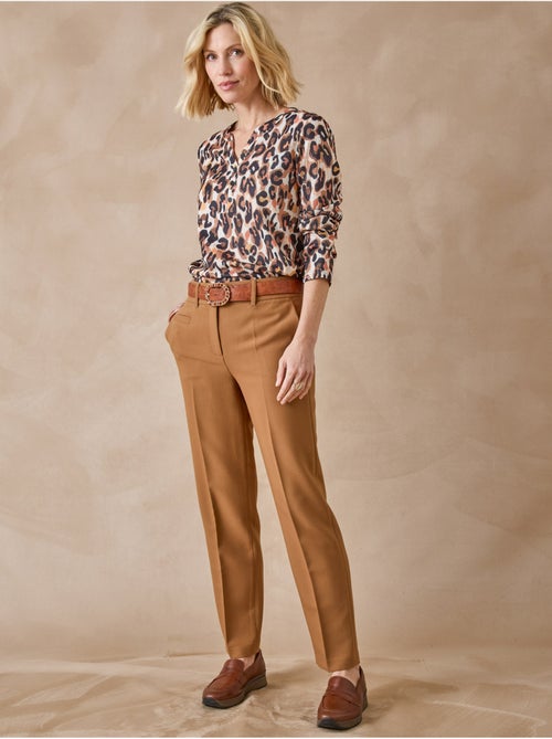 Tee-shirt femme maille gaufrée - DAXON - Kiabi