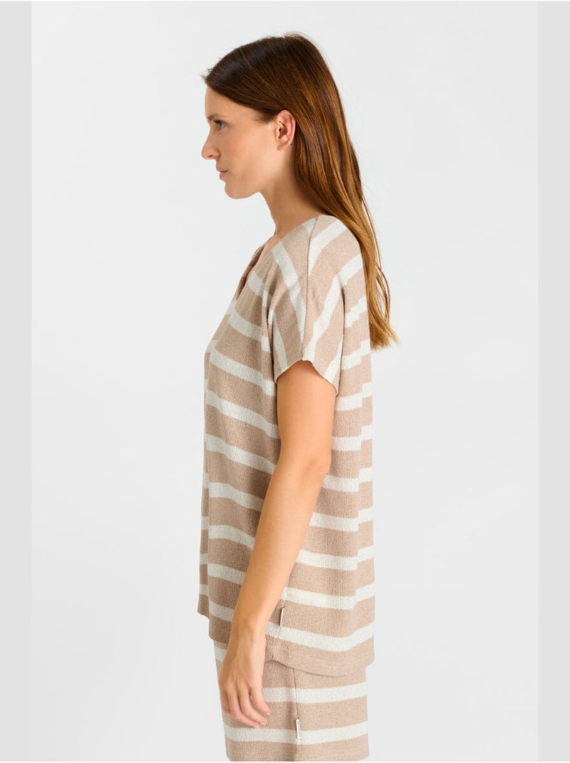 Tee-Shirt FERGUS 'Le Temps Des Cerises' Beige - Kiabi