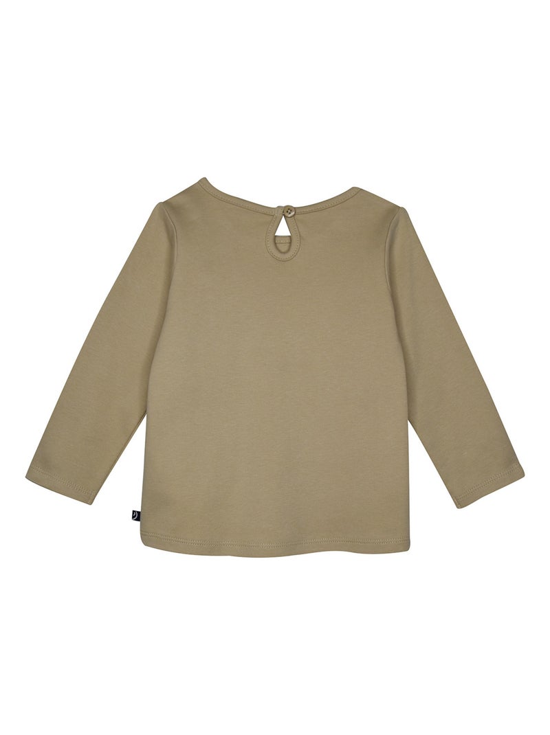 TEE SHIRT FILLE FALLONE Beige - Kiabi