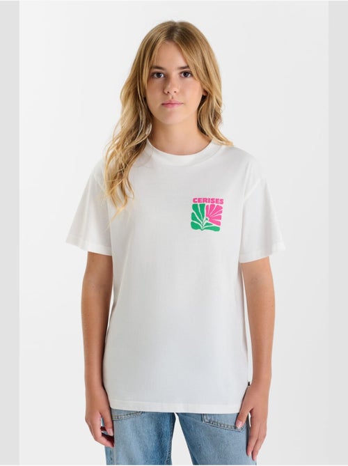 Tee-Shirt FLEURGI 'Le Temps Des Cerises' - Kiabi