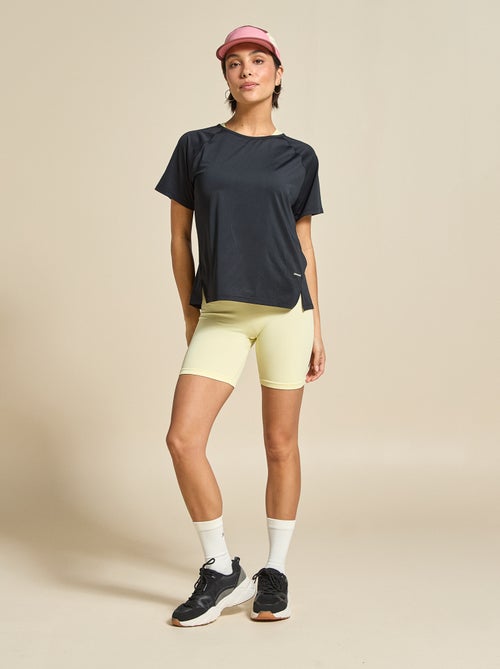 Tee-shirt fluide avec fente au dos - (ekstract) - Kiabi