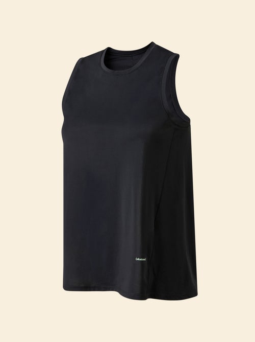 Tee-shirt fluide avec fente au dos - (ekstract) - Kiabi