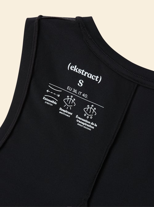 Tee-shirt fluide avec fente au dos - (ekstract) - Kiabi